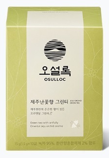 Osulloc Jeju Orchideen Grüner Tee / 제주 난향 그린티 1.5 g x 10 Bag