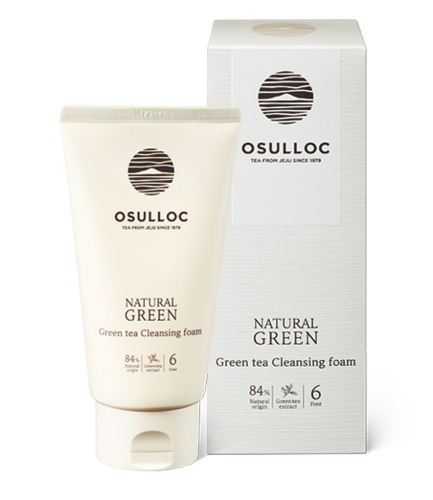 Osulloc Natural Grüne Tee Cleasing Foam 150ml / Die Gesicht Reinigungsschaum mit Grüner Tee Extrakt