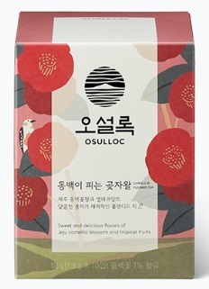 1,8g x 10 Teabag Osulloc Camellia flower blooming forest / 동백이 피는 곶자왈